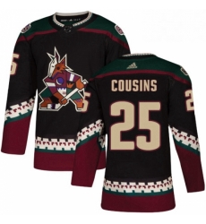 Youth Adidas Arizona Coyotes 25 Nick Cousins Premier Black Alternate NHL Jersey 