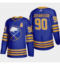 Buffalo Sabres 90 Marcus Johansson Men Adidas 2020 21 Home Authentic Player Stitched NHL Jersey Royal Blue