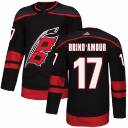 Youth Adidas Carolina Hurricanes 17 Rod BrindAmour Premier Black Alternate NHL Jerse