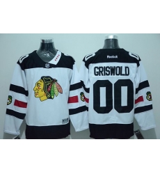 Blackhawks #00 Clark Griswold White 2016 Stadium Series Stitched NHL Jersey