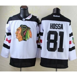 Blackhawks #81 Marian Hossa White 2016 Stadium Series Stitched NHL Jersey