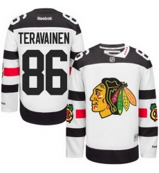 Blackhawks #86 Teuvo Teravainen White 2016 Stadium Series Stitched NHL Jersey