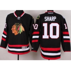 Chicago Blackhawks 10 Patrick Sharp Black 2014 Stadium Series NHL Jersey