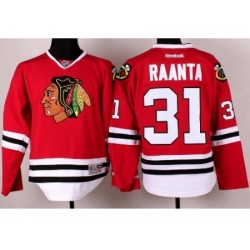 Chicago Blackhawks 31 Antti Raanta Red Hockey NHL Jerseys