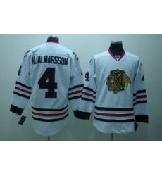 Chicago Blackhawks 4 hjalmarsson white Jerseys