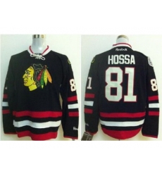 Chicago Blackhawks 81 Marian Hossa Black 2014 Stadium Series Jerseys