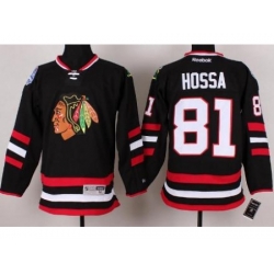 Chicago Blackhawks 81 Marian Hossa Black 2014 Stadium Series NHL Jersey