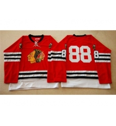 Chicago Blackhawks #88 Patrick Kane Red Mitchell And Ness 1960-61 Stitched NHL Jersey