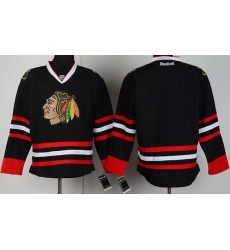 Chicago Blackhawks Blank Black NHL Jerseys