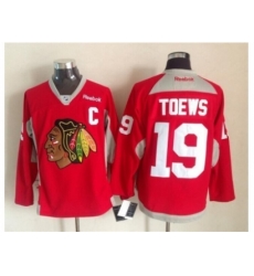 NHL Chicago Blackhawks #19 Jonathan Toews red jerseys New