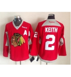 NHL Chicago Blackhawks #2 Duncan Keith red jerseys New