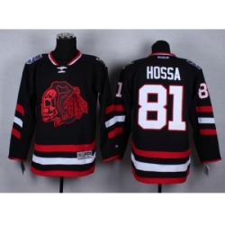 NHL Chicago Blackhawks #81 Marian Hossa Stitched black jersey[2014 new]