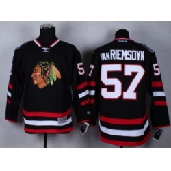 NHL chicago blackhawks #57 vanriemsdyk black Stitched jerseys[2014 new stadium]