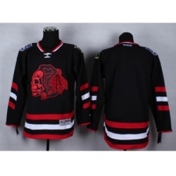 NHL chicago blackhawks blank Stitched black jersey[2014 new]