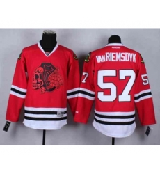 nhl jerseys chicago blackhawks #57 van riemsdyk red[the skeleton head]