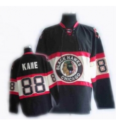 Youth RBK Chicago Blackhawks #88 KANE Black New Third Jersey