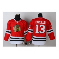 Youth nhl jerseys chicago blackhawks #13 carcillo red