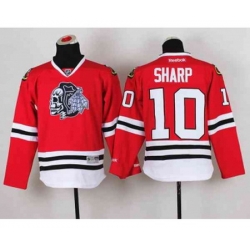 youth nhl jerseys chicago blackhawks #10 sharp red-1[the skeleton head]