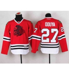 youth nhl jerseys chicago blackhawks #27 oduya red[the skeleton head][oduya]