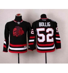 youth nhl jerseys chicago blackhawks #52 bollig black[2014 new stadium][the skeleton head]