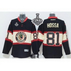 youth nhl jerseys chicago blackhawks #81 hossa black [New Third][2015 stanley cup]