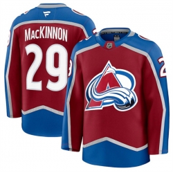 Men Colorado Avalanche Active Player Custom Burgundy 2024 25 Home Stitched Jersey