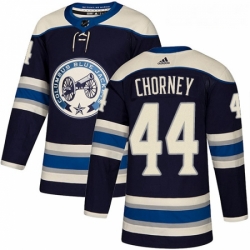 Youth Adidas Columbus Blue Jackets 44 Taylor Chorney Authentic Navy Blue Alternate NHL Jersey 