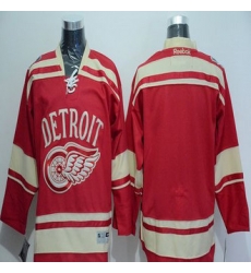 Deroit Red wings Blank Red 2014 Winter Classic NHL Jersey