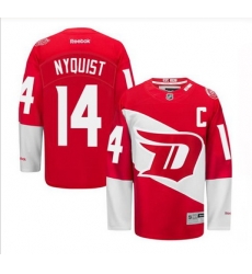 Detroit Red Wings #14 Gustav Nyquist Red 2016 Stadium Series Stitched NHL Jersey