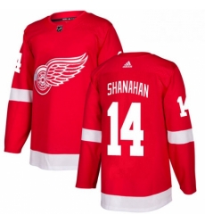 Mens Adidas Detroit Red Wings 14 Brendan Shanahan Premier Red Home NHL Jersey 