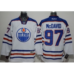 Oilers #97 Connor McDavid White Stitched NHL Jersey