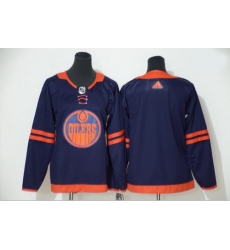 Oilers Blank Navy Women 50th Anniversary Adidas Jersey