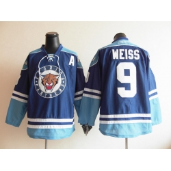 Florida Panthers 9 Stephen Weiss Blue NHL Jerseys