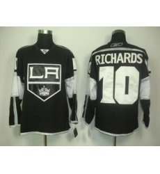 Los Angeles Kings 10# Mike Richards black jersey