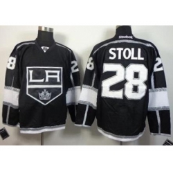 Los Angeles Kings #28 Jarret Stoll Black Home Stitched NHL Jersey