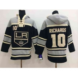 nhl jerseys los angeles kings #10 richards black-grey[pullover hooded sweatshirt]