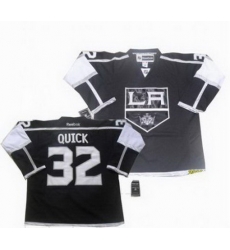 youth Los Angeles kings #32 Jonathan Quick Black Jersey