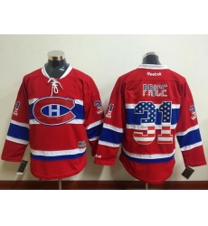 Canadiens  #31 Carey Price Red USA Flag Fashion Stitched NHL Jersey