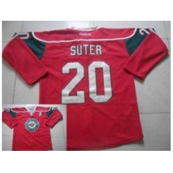 Minnesota Wild #20 Ryan Suter Red Stitched NHL Jersey