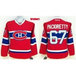 Women's Montreal Canadiens #67 Max Pacioretty Red Home Stitched NHL Jersey