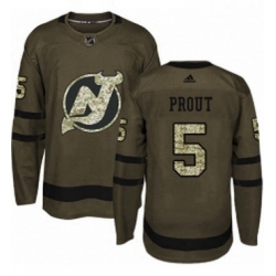 Mens Adidas New Jersey Devils 5 Dalton Prout Authentic Green Salute to Service NHL Jersey  Mens Adidas New Jersey Devils 5 Dalton Prout Authentic Green Salute to Service NHL Jersey