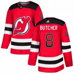Mens Adidas New Jersey Devils 8 Will Butcher Authentic Red Drift Fashion NHL Jersey  Mens Adidas New Jersey Devils 8 Will Butcher Authentic Red Drift Fashion NHL Jersey