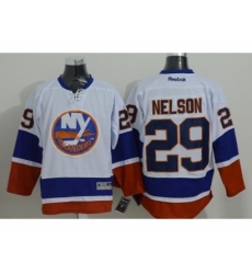 NHL New York Islanders #29 Brock Nelson white jerseys