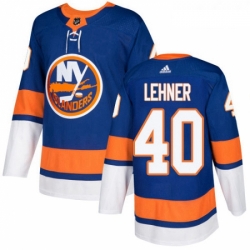 Youth Adidas New York Islanders 40 Robin Lehner Premier Royal Blue Home NHL Jersey 