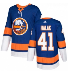 Youth Adidas New York Islanders 41 Jaroslav Halak Authentic Royal Blue Home NHL Jersey 