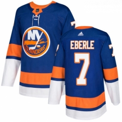 Youth Adidas New York Islanders 7 Jordan Eberle Authentic Royal Blue Home NHL Jersey 