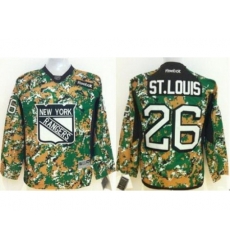 Kids New York Rangers 26 Martin St. Louis Camo NHL Jerseys