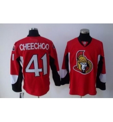 Cheap Ottawa Senators 41 CHEECHOO red Jersey