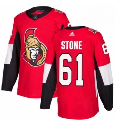 Mens Adidas Ottawa Senators 61 Mark Stone Authentic Red Home NHL Jersey 