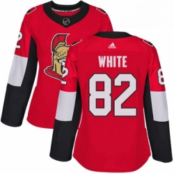 Womens Adidas Ottawa Senators 82 Colin White Authentic Red Home NHL Jersey 